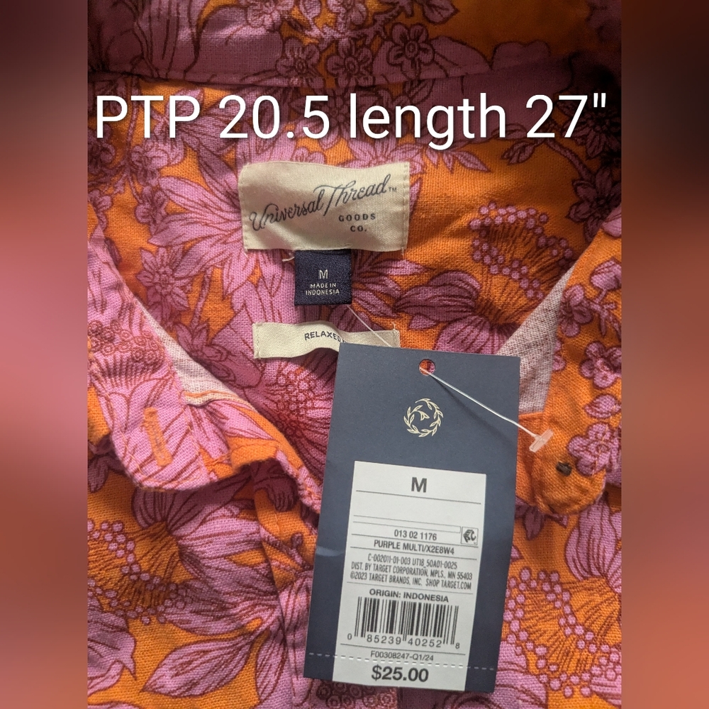 Universal Thread Linen Blend Blouse - Picture 10 of 10